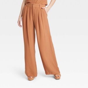 a new day NWT❗️Wide Leg Trousers Color: Brass Trumpet